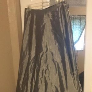Gunmetal A-line Skirt